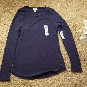 Long sleeve ribbed t-shirt
